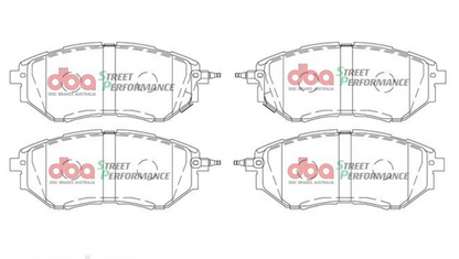 DBA 05-08 Subaru Legacy XP650 Front Brake Pads