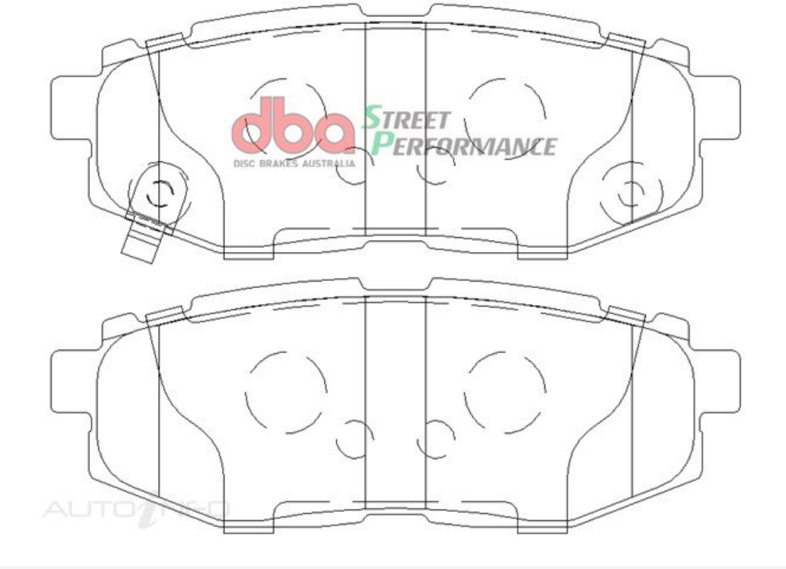 DBA 11+ Subaru Legacy GT XP650 Rear Brake Pads