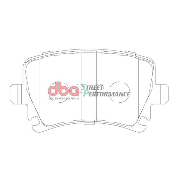 DBA 06-09 Audi A3 Rear SP Performance Brake Pads