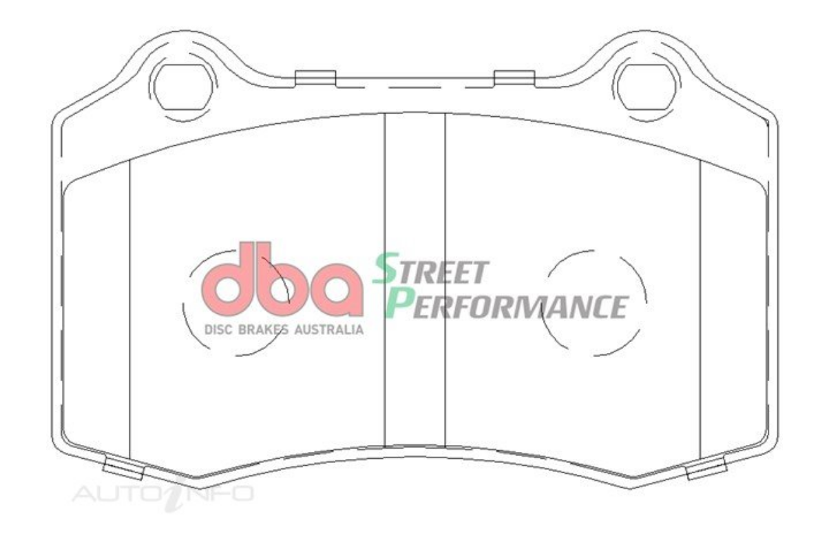 DBA 92-02 Dodge Viper Front SP Performance Brake Pads