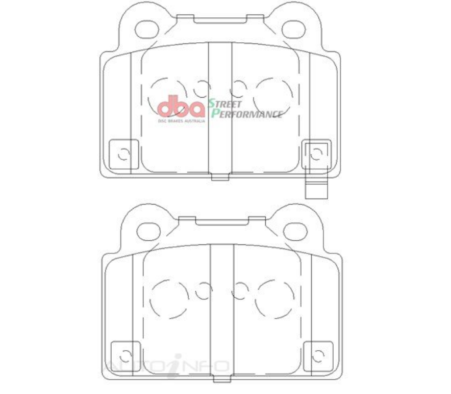 DBA 08-14 Mitsubishi EVO SP500 Rear Brake Pads