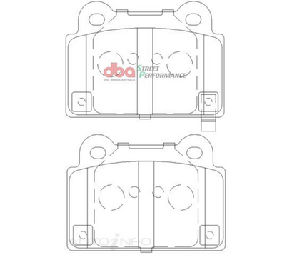 DBA 08-14 Mitsubishi EVO XP650 Rear Brake Pads