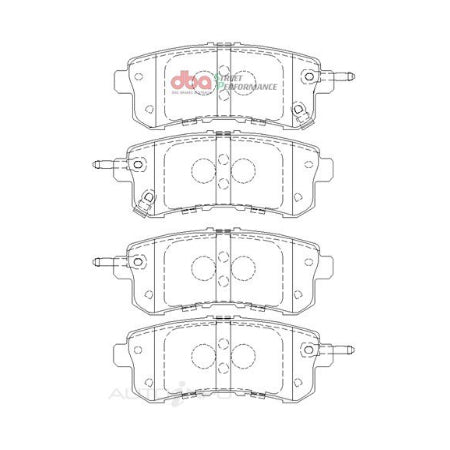 DBA 11-13 Infiniti QX56 (Rear Rotor) XP Performance Rear Brake Pads