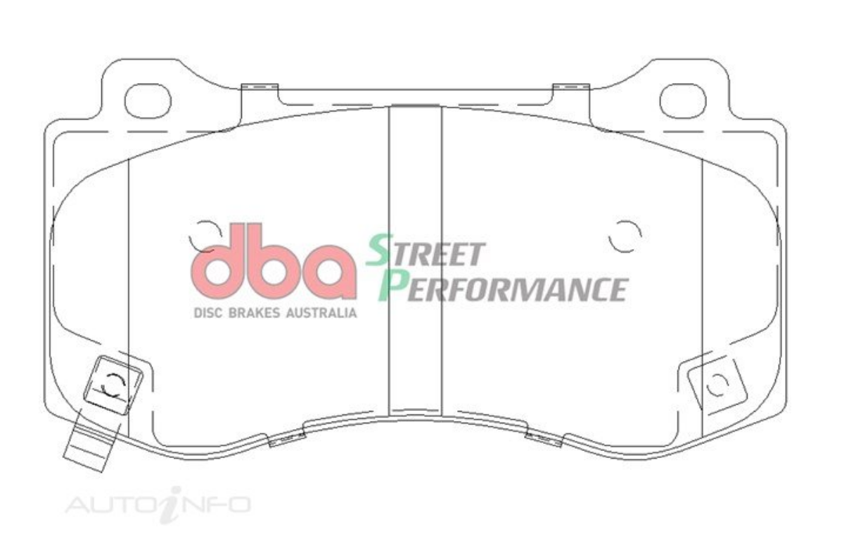 DBA 05-23 Chrysler 300 C SRT8 Front Street Series Brake Pads