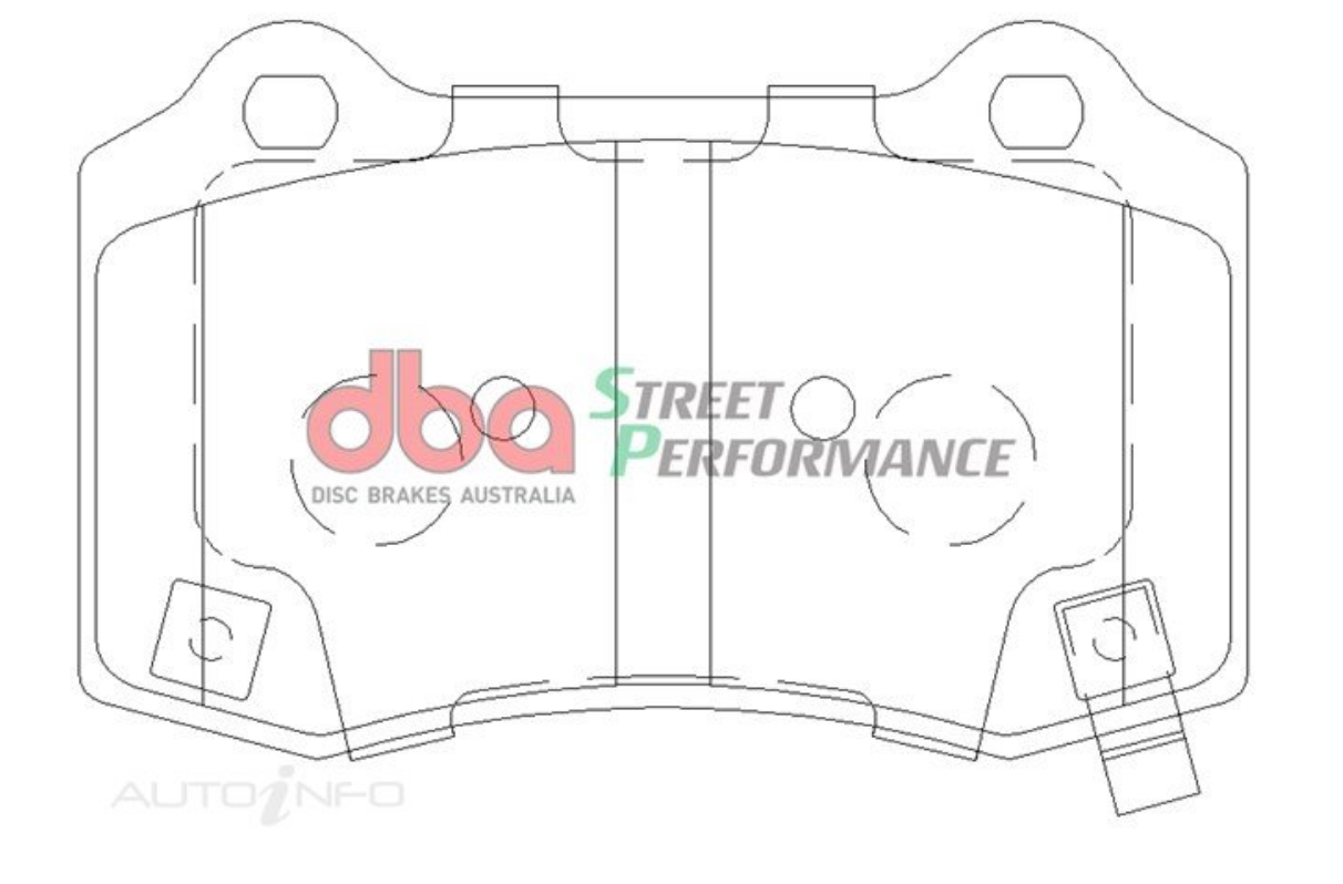 DBA 2010 Camaro SS XP650 Rear Brake Pads