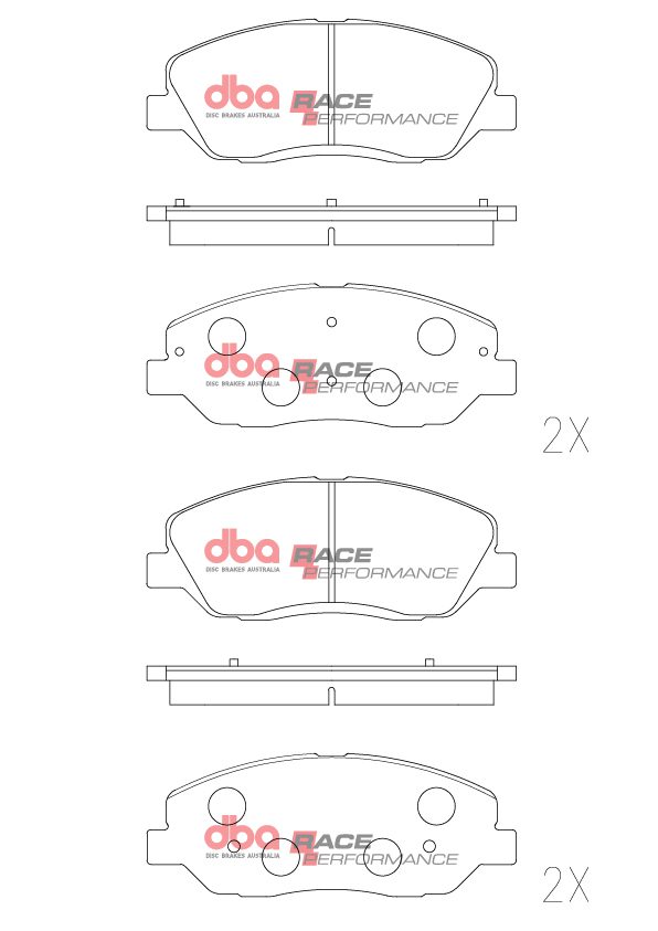 DBA 2022+ Hyundai i20 N Front RP Performance Brake Pads