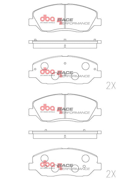 DBA 2022+ Hyundai i20 N Front RP Performance Brake Pads