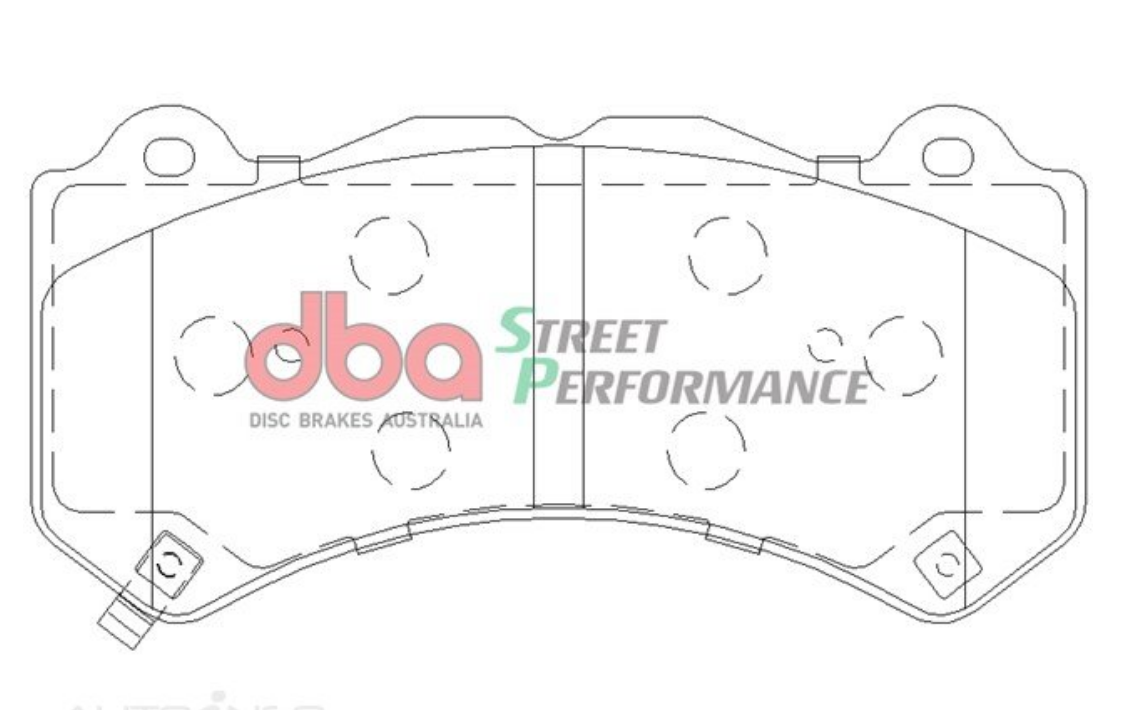 DBA 16-19 Cadillac ATS V Front Street Series Brake Pads