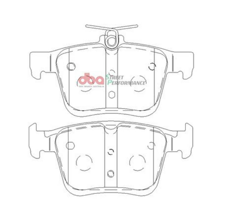 DBA 2018 Audi Q2 Front RP Performance Brake Pads