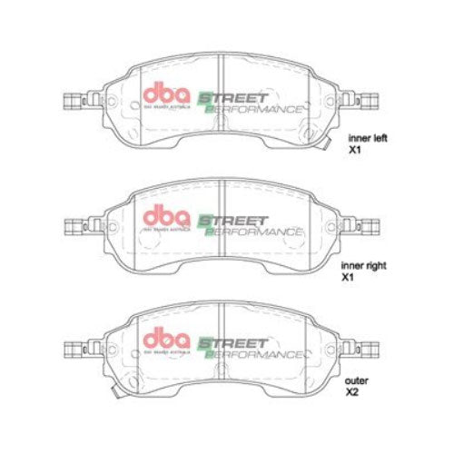 DBA 2022+ Ford Ranger Raptor 3.0TT SP Performance Rear Brake Pads