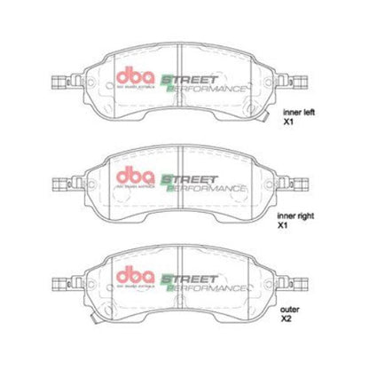 DBA 19-22 Ford Ranger Rear Street Series Brake Pads