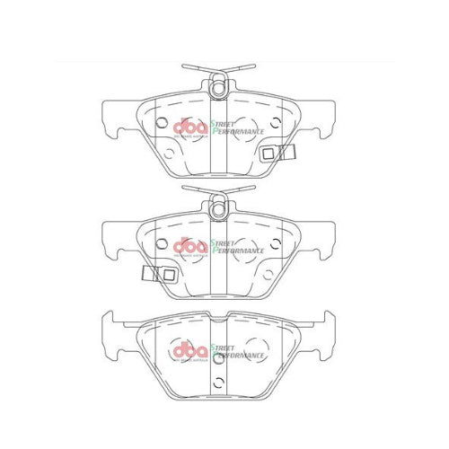 DBA 16-19 Subaru WRX Street Series Rear Brake Pads