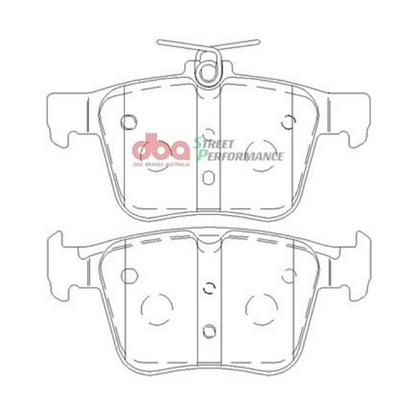 DBA 15-21 VW Golf MK7 Street Series Rear Brake Pads