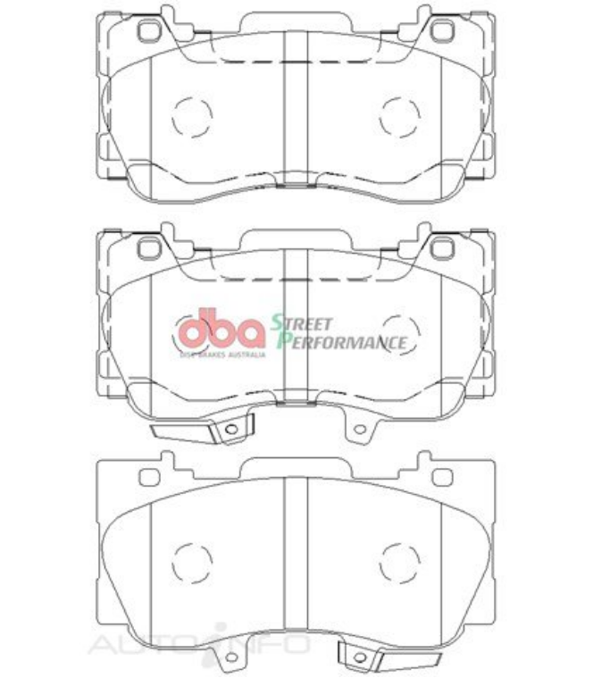 DBA 08/14-06/18 Ford Mustang 2.3 Ecoboost SP500 Brake Pads