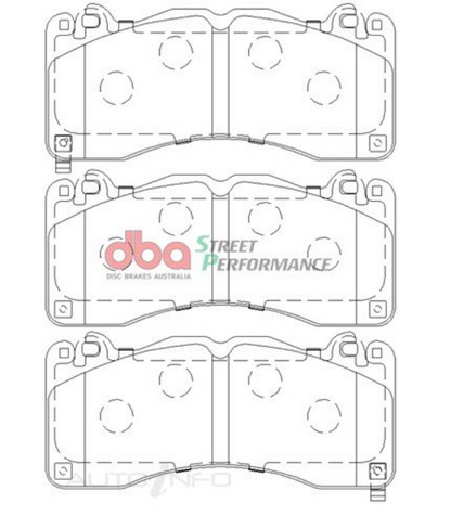 DBA 15-18 Ford Mustang GT w/ Performance Package SP500 Front Brake Pads