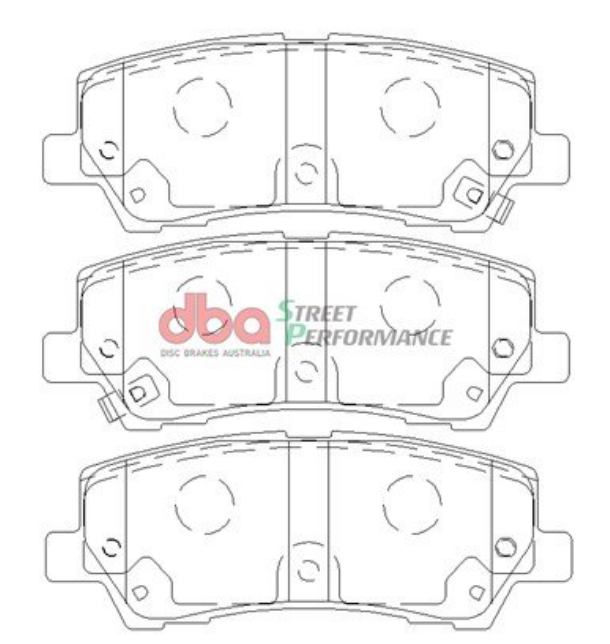 DBA 15-17 Ford Mustang GT V8 w/Brembo Brakes XP650 Rear Brake Pads
