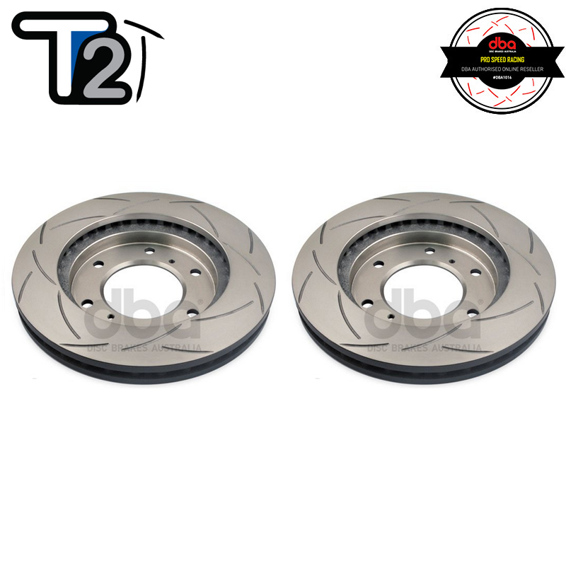 DBA Mitsubishi 07+ Triton ML/MN / 09-14 Challenger PB/PC Front T2 Slotted 4x4 Survival Series Rotor