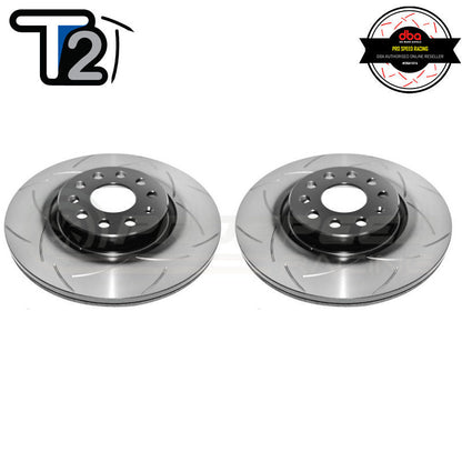 DBA 06-08 Audi A3 / 10/06+ TT / 10/04-10 VW Golf / 03/05+ Passat Front Slotted Street Series Rotor