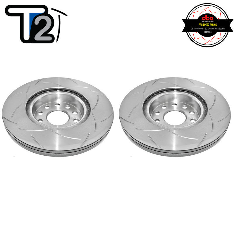 DBA 06-08 Audi A3 / 10/06+ TT / 10/04-10 VW Golf / 03/05+ Passat Front Slotted Street Series Rotor