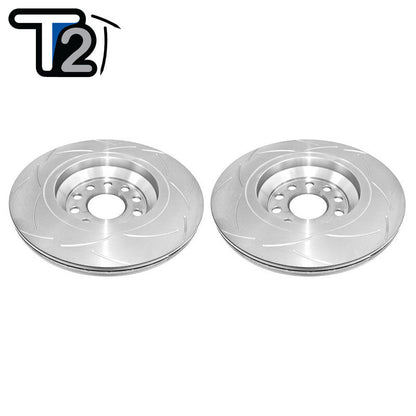DBA 06-12 Audi S3 8P 2.0T / 13+ Volkswagen Golf R Mk7 2.0T Rear Slotted Street Series Rotor