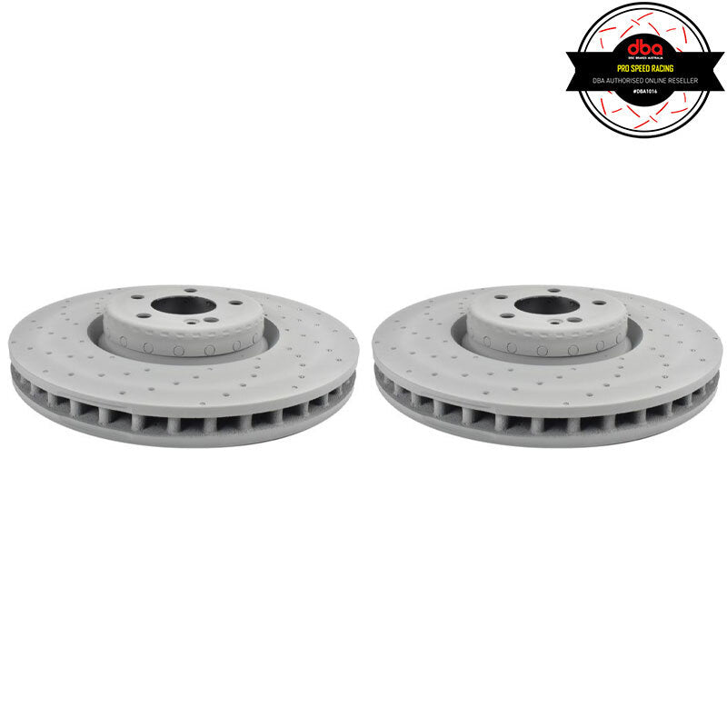 DBA 17-21 Mercedes-Benz C43 AMG Front Street Series OE Drilled Rotor