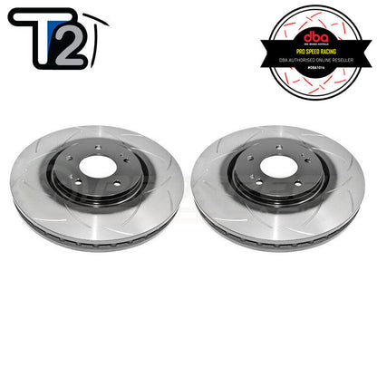 DBA 98-08 Mitsubishi EVO V-IX Front Slotted T2 Street Series Rotor