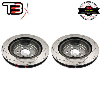 DBA 08-14 Ford Falcon XR6 4000 Series T3 Slotted Rotor