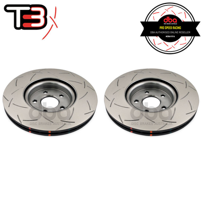 DBA 07-13 Volvo C30 Front 4000 Series Slotted Rotor