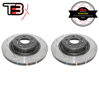 DBA 12-21 Jeep Grand Cherokee SRT-8 Front Slotted T3 4000 Survival Series Uni-Directional Rotor