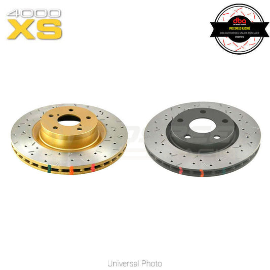 DBA 12-19 Jeep Grand Cherokee SRT8 Rear Drilled & Slotted 4000 XS Series Rotor