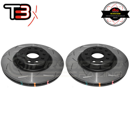 DBA 06-08 Audi A3 / 10/06+ TT / 10/04-10 VW Golf / 3/05+ Passat Front Slotted 4000 Series Rotor