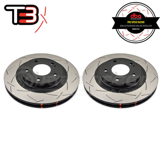 DBA 96 Mitsubishi Evolution IV Front Slotted 4000 Series Rotor