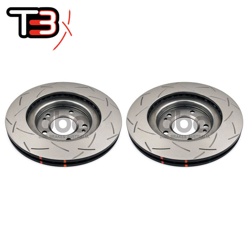 DBA 96 Mitsubishi Evolution IV Front Slotted 4000 Series Rotor