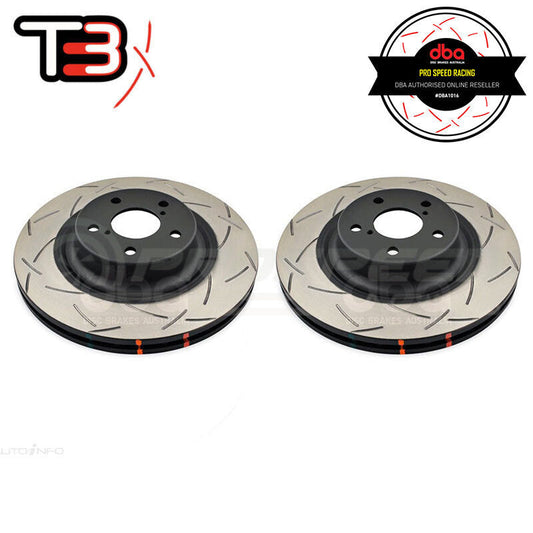 DBA 2019+ Toyota GR Supra (A90) 4000 Series Slotted Rear Rotor