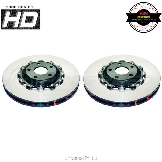DBA 17-22 BMW M240i F22/F23 Front 5000 Series Slotted Rotor w/Silver Hat