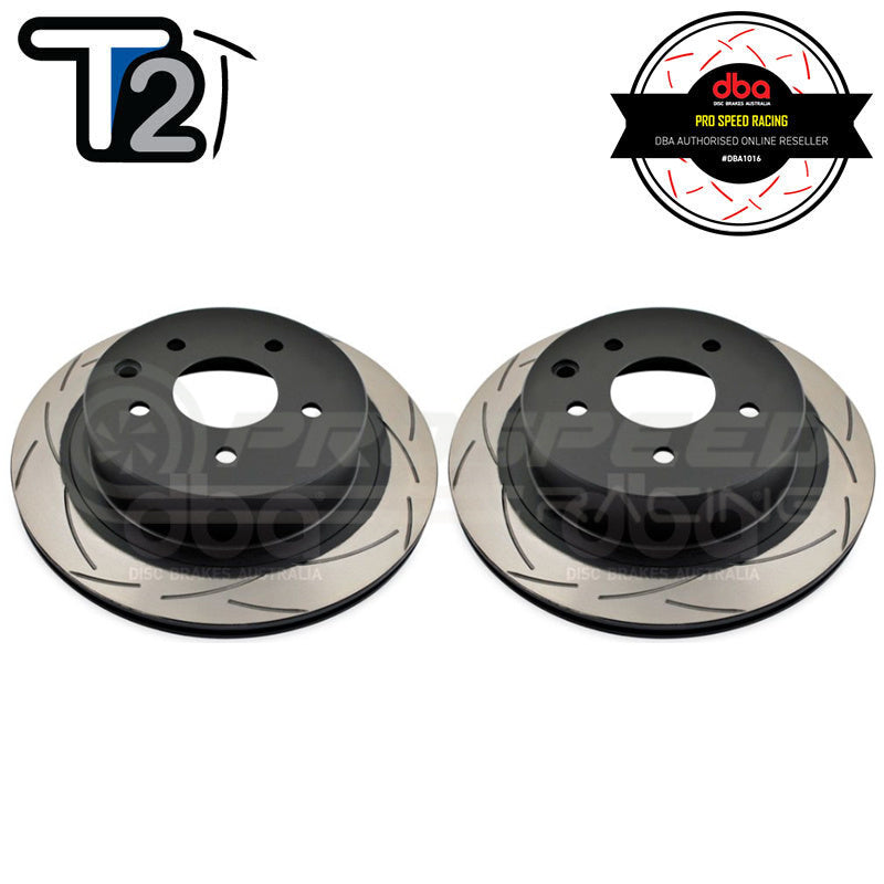 DBA 03-05 350Z / 03-04 G35 / 03-05 G35X Rear Slotted Street Series Rotor