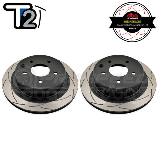DBA 03-05 350Z / 03-04 G35 / 03-05 G35X Rear Slotted Street Series Rotor