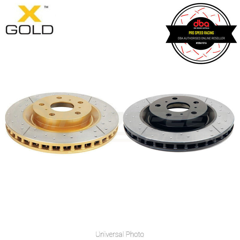 DBA 90-00 Mitsubishi Montero Front Street Series Drilled & Slotted Rotor