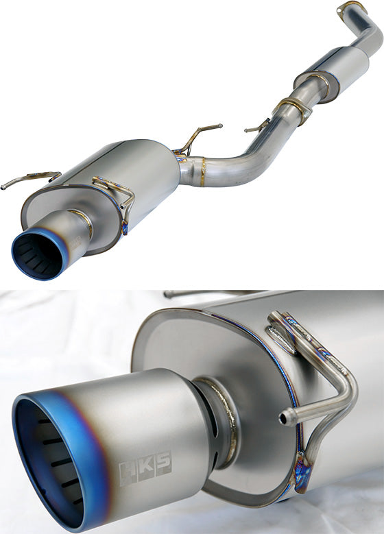 HKS Super Turbo Muffler Ti Exhaust - Nissan Skyline GT-R BNR34 RB26DETT 99-02