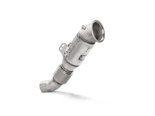 Akrapovic Stainless Steel Down Pipe (w/ Cat) - F3X 340i/440i | F2X M240i