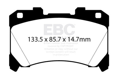 EBC Brakes RP-X Race Brake Pads | 2023+ Toyota GR Corolla (DP82430RPX)