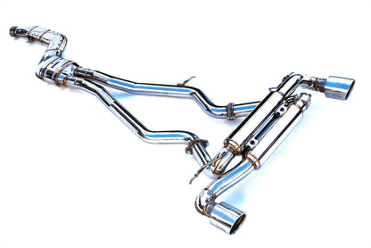 Invidia HS19TSP4VGM1RS Gemini R400 Rolled SS Catback for 19-24 Toyota GR Supra