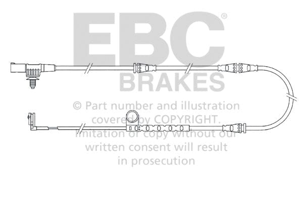 EBC Front Wear Leads | 2005-2006 Land Rover Range Rover Sport 4.2L Supercharged