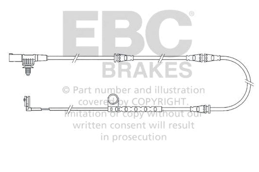 EBC Front Wear Leads | 2005-2006 Land Rover Range Rover Sport 4.2L Supercharged