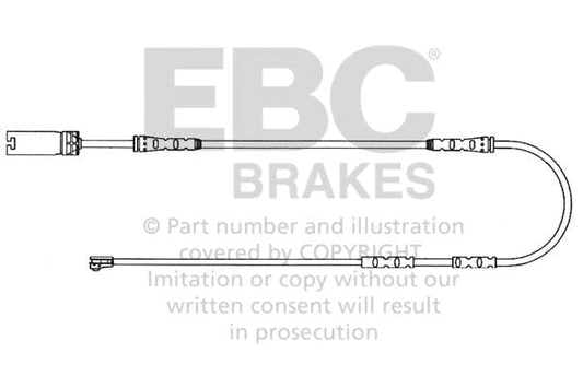 EBC Front Wear Leads | 2011-2012 BMW 135 3.0L Turbo