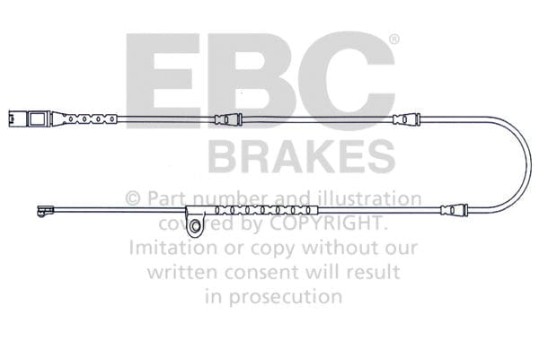 EBC Front Wear Leads | 2010-2014 BMW X5 4.4L Twin Turbo