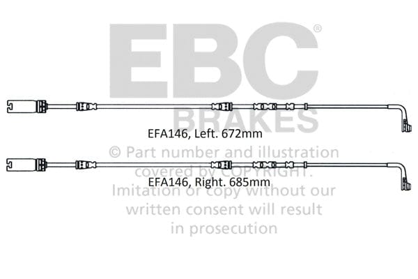EBC Front Wear Leads | 2008-2010 BMW M3 4.0L (E90)