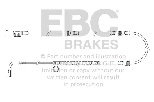 EBC Front Wear Leads | 2005-2006 Land Rover Range Rover Sport 4.4L