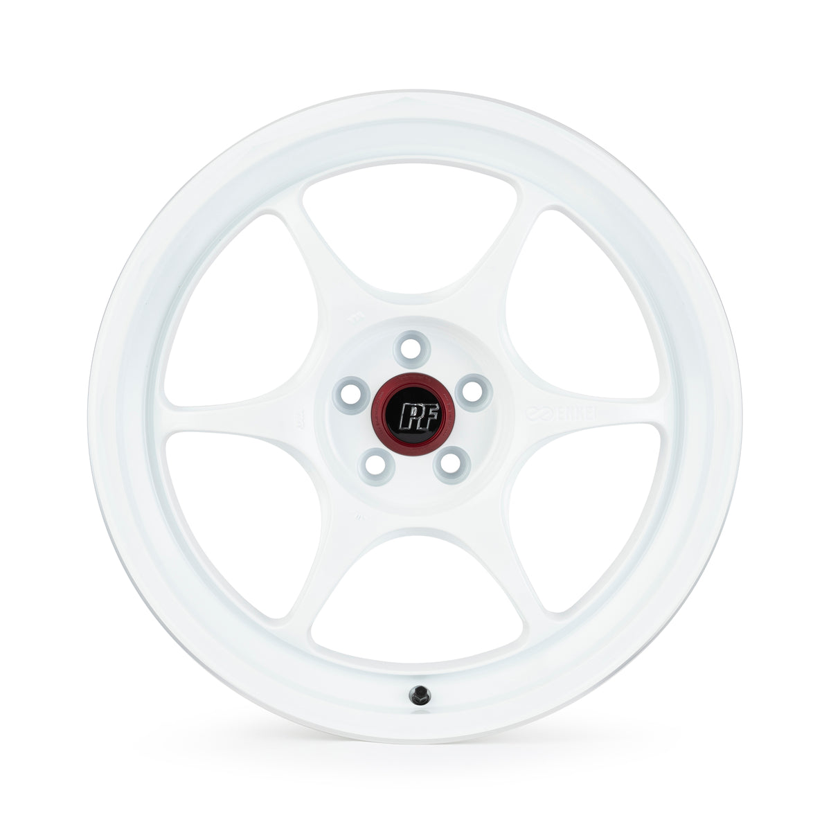Enkei PF06 White w/ Machined Lip | 17x9.5" +0mm | 5x114.3mm Wheel