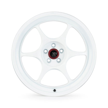 Enkei PF06 White w/ Machined Lip | 17x9.5" +0mm | 5x114.3mm Wheel